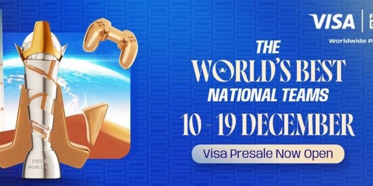 نهائيات FIFAe 25 تطرح تذاكر البيع المسبق لحاملي بطاقات Visa