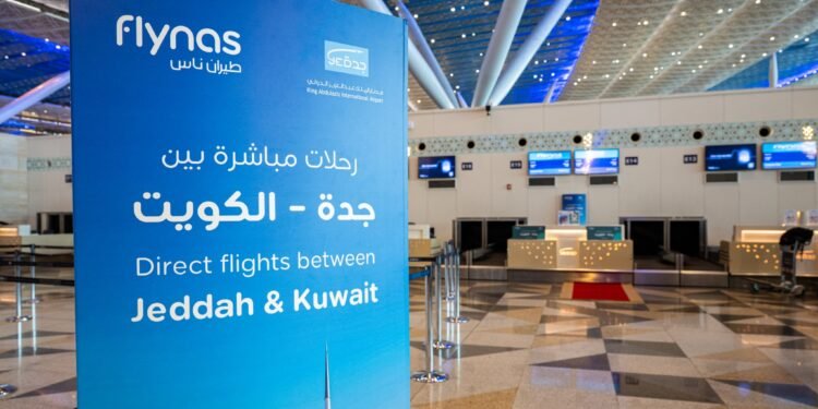 طيران ناس يدشن رحلاته المباشرة بين جدة والكويت بواقع 3 رحلات أسبوعية: تعزيز للربط الاقتصادي والسياحي