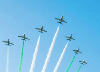 ساند آند فن” يختتم فعالياته في الرياض ويُحلق بـ “غينيس” بعد 90 عرضاً جوياً