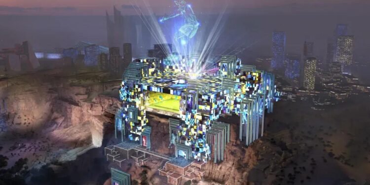 استاد الأمير محمد بن سلمان في القدية: أيقونة معمارية بارتفاع 200 متر تستعد لاستضافة كأس العالم 2034.