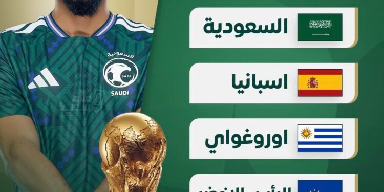 الأخضر في مجموعة نارية بكأس العالم 2026