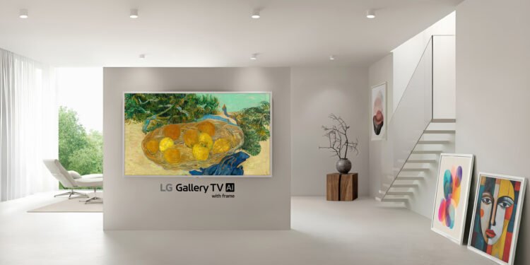 إل جي إلكترونيكس توسّع مجموعة تلفزيوناتها معتلفزيون Gallery الجديد المستوحى من الأعمال الفنية.