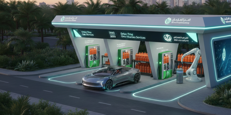 أمانة المنطقة الشرقية تطلق نموذج “درايف ثرو” لمستودعات الغاز