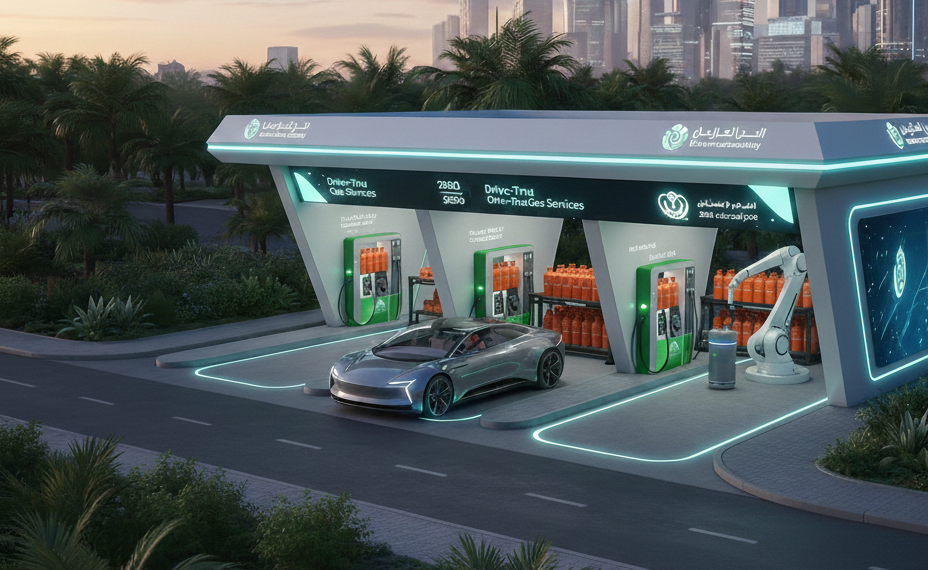 أمانة المنطقة الشرقية تطلق نموذج “درايف ثرو” لمستودعات الغاز