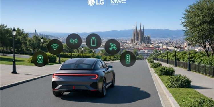 جي إلكترونيكس تكشف عن الجيل القادم من حلول الاتصالات الذكية للمركبات في المؤتمر العالمي للجوال برشلونة 2026