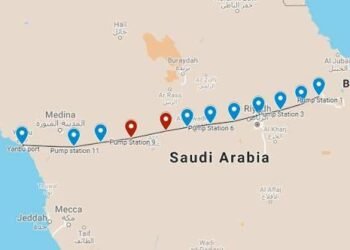 بلومبرج: خط أنابيب “شرق-غرب” السعودي يصل لطاقته القصوى بـ 7 ملايين برميل يومياً.
