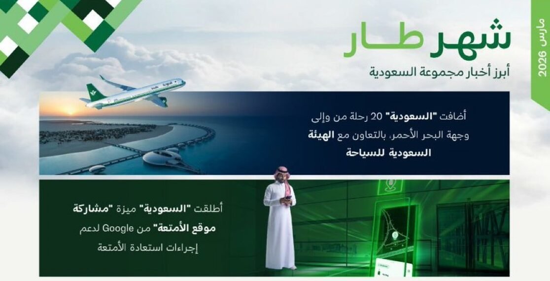 بمشاريع لوجستية وتقنيات ذكية.. مجموعة السعودية ترسم خارطة نموها في مارس 2026