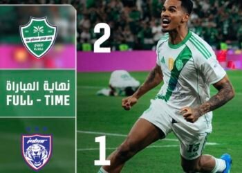 الأهلي السعودي  يتجاوز جوهور ويضرب موعداً مع فيسيل كوبي في نصف نهائي آسيا للنخبة