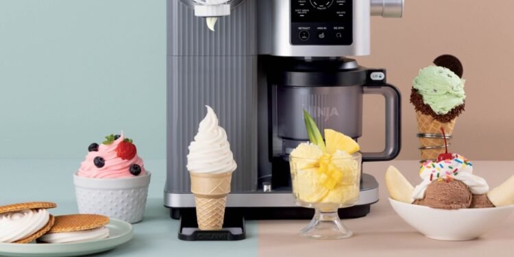 جهاز New Ninja Swirl من CREAMi لتحضير السوفت سيرفوالآيس كريم يُمثّل الجيل القادم من الحلويات المجمّدة
