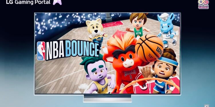 لعبة NBA BOUNCE تُضفي متعة كرة السلة المليئة بالتشويق على تلفزيونات وشاشات إل جي إلكترونيكس الذكية