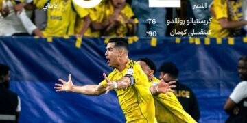 بصمة رونالدو تقود النصر لإسقاط الأهلي بثنائية في كلاسيكو “الأول بارك”