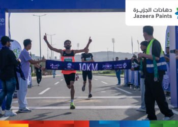 التزاماً بمسؤوليتها المجتمعية لتعزيز جودة الحياة دهانات الجزيرة تشارك في سباق الجاكرندا بمدينة أبها