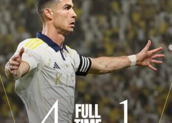 عاجل: بـ “رباعية” في ضمك.. النصر يُنهي العقدة ويتوج بطلاً لدوري روشن السعودي