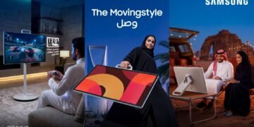 سامسونج تطلق The Movingstyle في السعودية لتجربة مشاهدة مرنة تتنقل بين مساحات المنزل