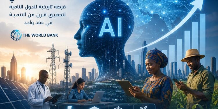 البنك الدولي الذكاء الاصطناعي يمنح الاقتصادات النامية فرصة لتحقيق قرن من التنمية خلال عقد والاستثمار في البنية التحتية مفتاح الاستفادة