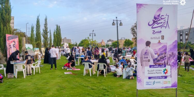 دهانات الجزيرة راعياً ماسياً لفعالية “عسير ترسم” دعماً للإبداع وتعزيزاً للمشهد الثقافي في المملكة