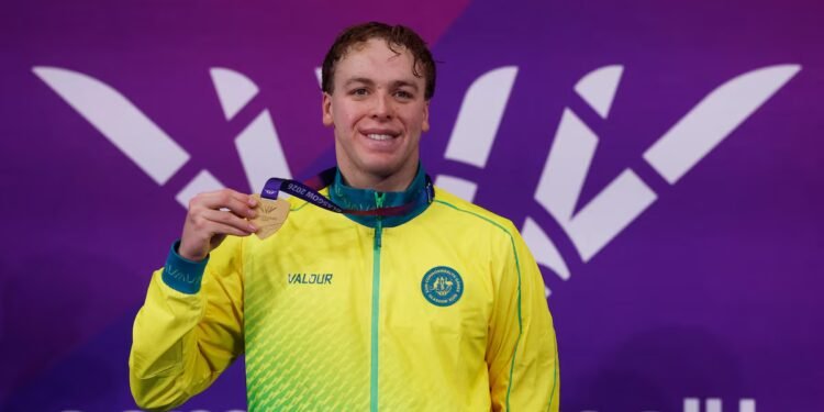 شورت يحطم رقم ثورب وأستراليا تهيمن على 400 متر حرة ببطولة بان باسيفيك