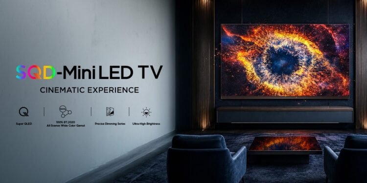 تقنية SQD-Mini LED تعزز مكانة TCL في سوق أجهزة التلفزيون ذات الشاشات المتطورة