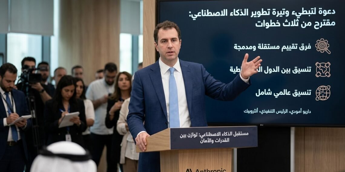 رئيس “أنثروبيك” يدعو لإبطاء وتيرة تطوير الذكاء الاصطناعي ويقترح إطاراً من 3 خطوات 