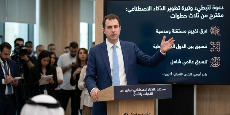 رئيس “أنثروبيك” يدعو لإبطاء وتيرة تطوير الذكاء الاصطناعي ويقترح إطاراً من 3 خطوات