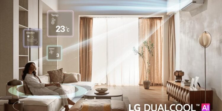 إل جي إلكترونيكس تقدم مكيف DUALCOOL AIالمصنوع في السعودية لتعُزز الراحة الذكية في المنازل