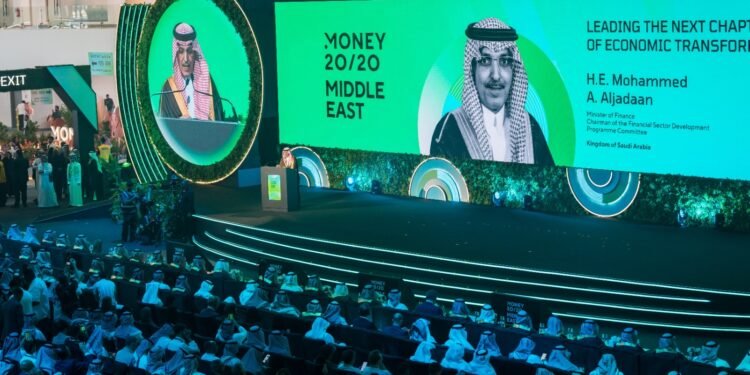 معالي وزير المالية السعودي الأستاذ محمد بن عبدالله الجدعان يفتتح «Money20/20 Middle East» في الرياض، وقادة من المملكة والعالم يضعون ملامح مستقبل القطاع المالي