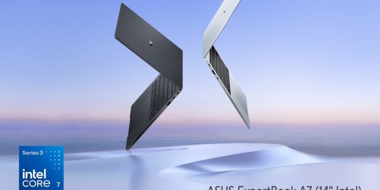 أسوس تكشف عن ExpertBook A7 بشاشة OLED 3K وبطارية تدوم 26 ساعة